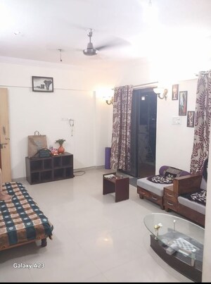 Living Room in 2 BHK Apartment at Goel Ganga Constella, Kharadi – for Rent