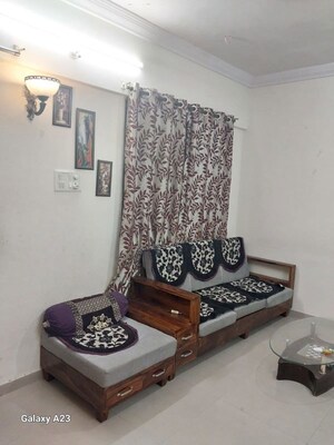 Living Room in 2 BHK Apartment at Goel Ganga Constella, Kharadi – for Rent