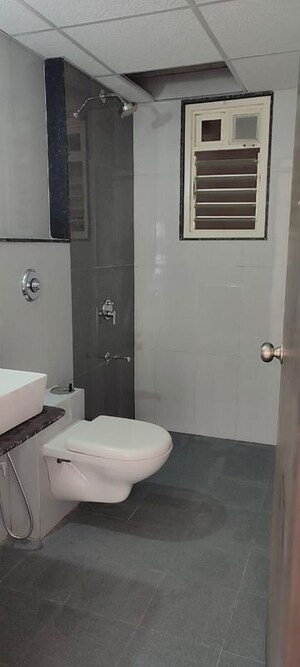 Bathroom in 2 BHK Apartment at Goel Ganga Altus, Kharadi – for Rent