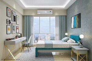 Living Room in 4 BHK Apartment at Embassy Citadel, Worli – for Sale