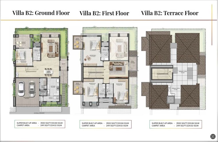 Floor Plan, aspen-greens-at-the-prestige-city 5 Bedroom 7000 Sq.Ft. Villa In Sarjapur Road Bangalore 10271070