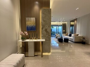 Living Room in 4 BHK Apartment at Godrej One Mahalaxmi, Mahalaxmi – for Sale