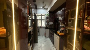 Kitchen in 3 BHK Builder Floor at Emaar MGF The Palm Drive Villas, Sector 66 – for Sale