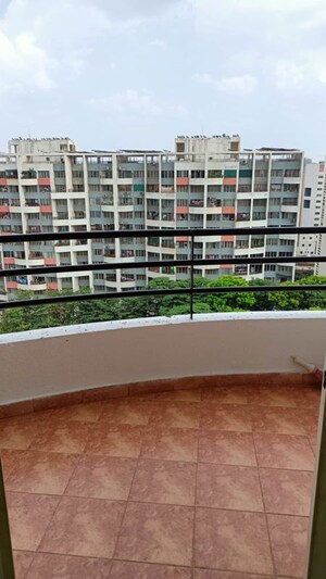Balcony in 3 BHK Apartment at Kumar Park Infinia, Fursungi – for Rent