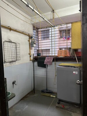 Kitchen in 3 BHK Apartment at Deep Indraprasth 5, Prahlad Nagar – for Rent