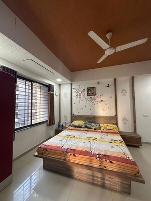 Bedroom in 3 BHK Apartment at Deep Indraprasth 5, Prahlad Nagar – for Rent