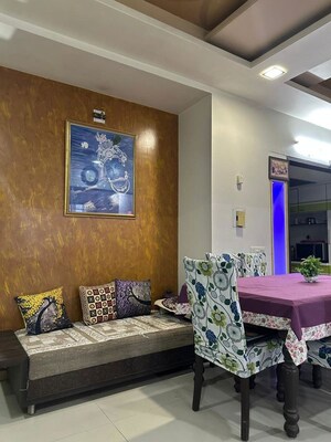 Living Room in 3 BHK Apartment at Deep Indraprasth 5, Prahlad Nagar – for Rent