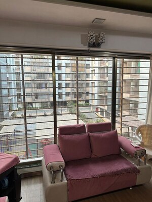 Living Room in 3 BHK Apartment at Deep Indraprasth 5, Prahlad Nagar – for Rent