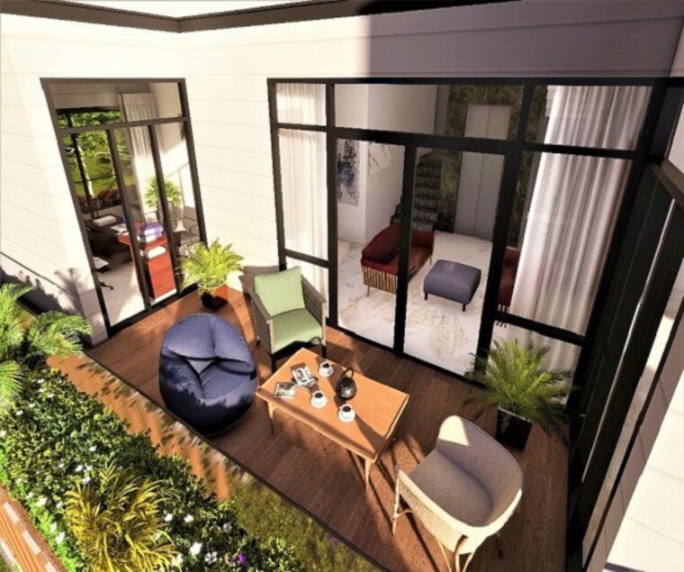 Balcony, tag-santorini-villas 5 Bedroom 3300 Sq.Ft. Villa In Mokila Hyderabad 10271692