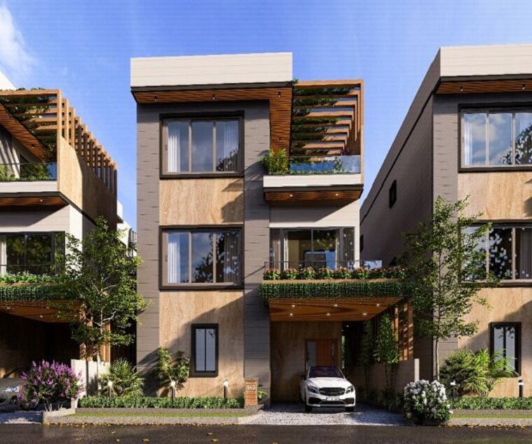 Exterior View, tag-santorini-villas 5 Bedroom 3300 Sq.Ft. Villa In Mokila Hyderabad 10271692