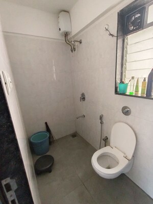 Bathroom in 1 BHK Apartment at Empire Towers, Goregaon East – for Rent