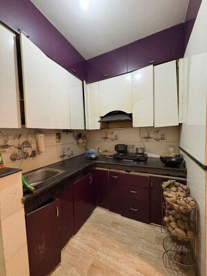 Kitchen in 3 BHK Apartment at Khanpur – for Sale