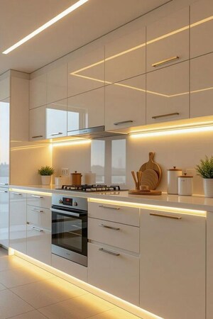 Kitchen in 4 BHK Villa at Bidadi – for Sale