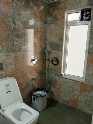 Bathroom in 3 BHK Apartment at Shraddha Elite, Borivali West – for Rent