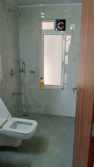 Bathroom in 3 BHK Apartment at Shraddha Elite, Borivali West – for Rent