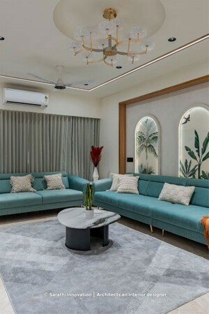 Living Room in 2.5 BHK Villa at Bidadi – for Sale