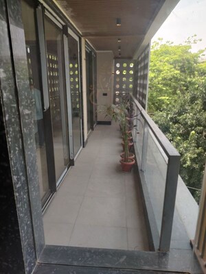 Balcony in 3 BHK Builder Floor at Hauz Khas – for Rent