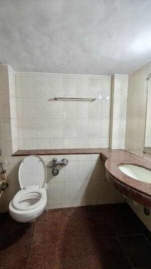 Bathroom in 3 BHK Apartment at K Raheja Vihar, Powai – for Rent