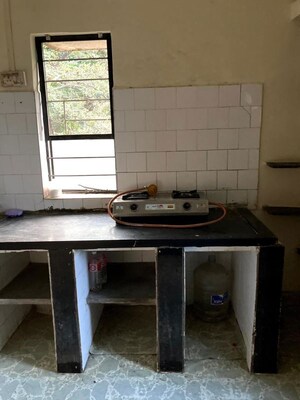 Kitchen in 1 BHK Apartment at Guru Ganesh Nagar Society, Kothrud – for Rent