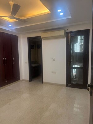 Bedroom in 3 BHK Builder Floor at Sarvodaya Enclave – for Rent