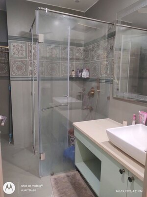 Bathroom in 4 BHK Apartment at Saket – for Rent