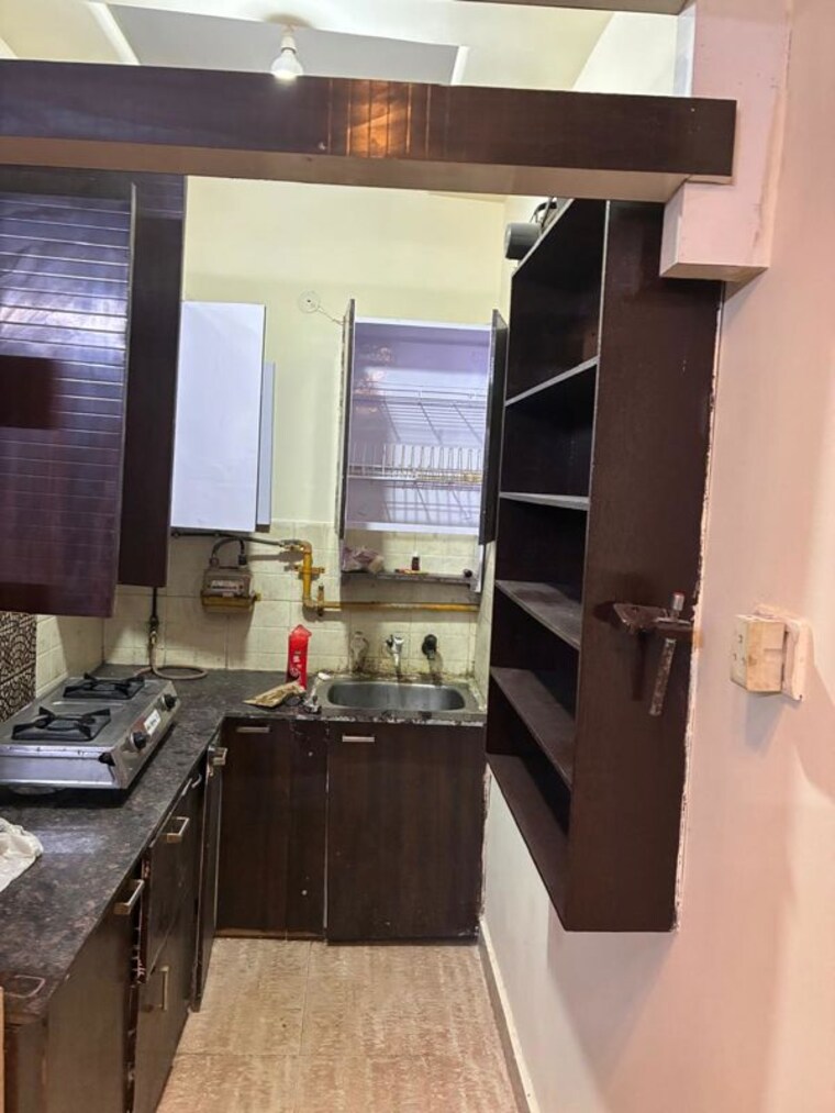 Kitchen, vaishali sector 3 1 Bedroom 450 Sq.Ft. Builder Floor In Vaishali Sector 3 Ghaziabad 10273109