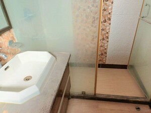 Bathroom in 1 BHK Builder Floor at Greater Kailash – for Rent
