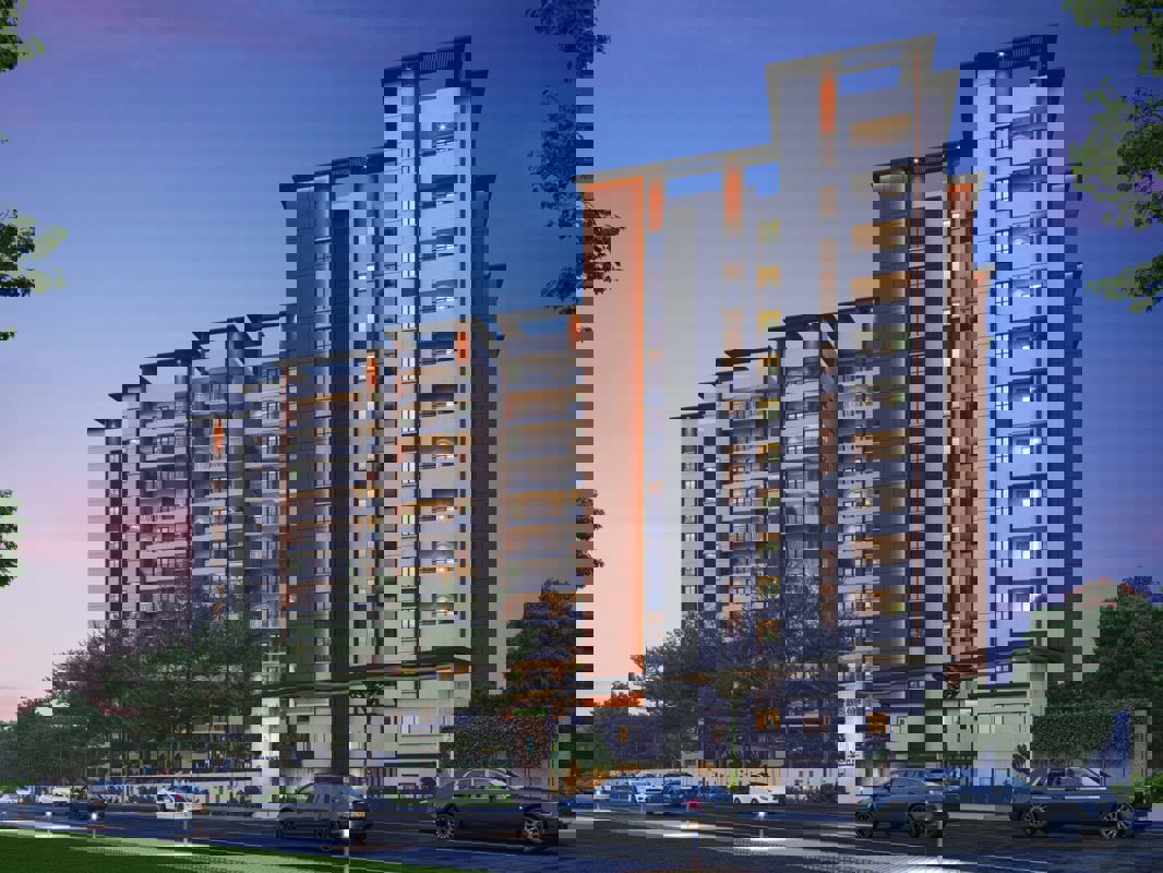 2 BHK + Pooja Room 1285 Sq.Ft. Apartment in Canny Forest Edge