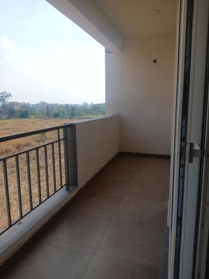 Balcony in 3 BHK Apartment at Jhanavi Noreste, Chambenahalli – for Rent