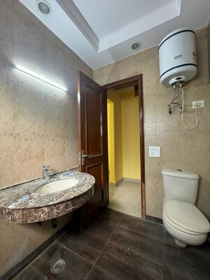 Bathroom in 3 BHK Builder Floor at Greater Kailash I – for Rent