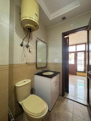 Bathroom in 3 BHK Builder Floor at Greater Kailash I – for Rent