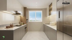 Kitchen in 1 BHK Apartment at Lodha The Great Western Mumbai, Naigaon East – for Sale