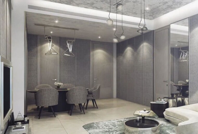 Living Room, rustomjee-crown-phase-2 3 Bedroom 1370 Sq.Ft. Apartment In Prabhadevi Mumbai 10273233