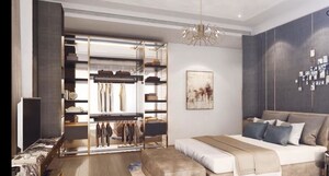 Living Room in 3 BHK Apartment at Rustomjee Crown Phase 2, Prabhadevi – for Sale