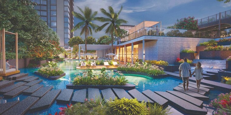 Swimming Pool, rustomjee-crown-phase-2 3 Bedroom 1370 Sq.Ft. Apartment In Prabhadevi Mumbai 10273233