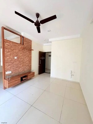 Living Room in 2 BHK Apartment at Duville Riverdale Heights, Kharadi – for Rent