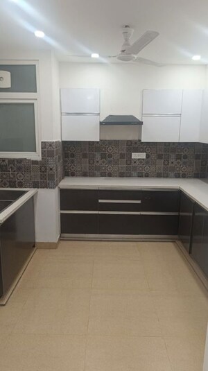 Kitchen in 3 BHK Builder Floor at Ansal Sushant Apartments, Sushant Lok I – for Sale