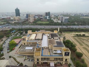 2 BHK Apartment – Exterior View View at Saya Gold Avenue, Vaibhav Khand - for Rent