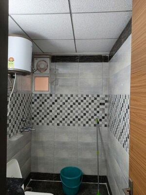 Bathroom in 2 BHK Apartment at Saya Gold Avenue, Vaibhav Khand – for Rent