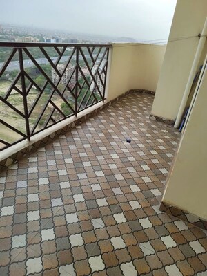 Balcony in 2 BHK Apartment at Saya Gold Avenue, Vaibhav Khand – for Rent