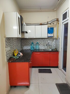 Kitchen in 2 BHK Apartment at Saya Gold Avenue, Vaibhav Khand – for Rent