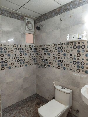 Bathroom in 2 BHK Apartment at Saya Gold Avenue, Vaibhav Khand – for Rent