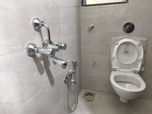 Bathroom in 1 BHK Apartment at DGS Sheetal Tapovan, Malad East – for Rent