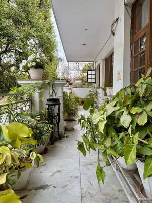 Balcony in 3 BHK Builder Floor at Sector 11 – for Rent