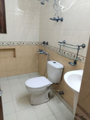 Bathroom in 3 BHK Apartment at Sarita Vihar – for Rent