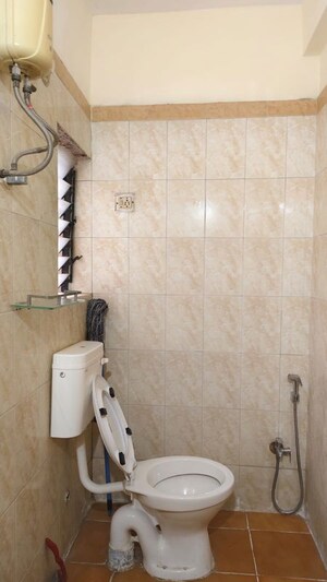 Bathroom in 2 BHK Apartment at Mahavir Vaibhav CHS, Ghatkopar West – for Rent