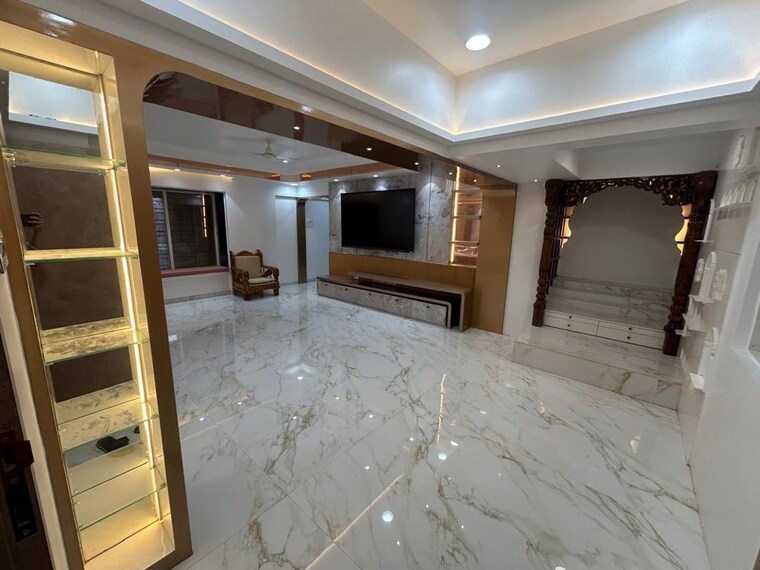 Living Room, kumar-kruti 3 Bedroom 1600 Sq.Ft. Apartment In Kalyani Nagar Pune 10273588