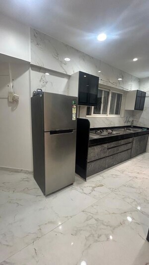 Staircase in 3 BHK Apartment at Kumar Kruti, Kalyani Nagar – for Rent