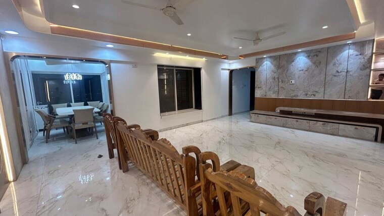 Living Room, kumar-kruti 3 Bedroom 1600 Sq.Ft. Apartment In Kalyani Nagar Pune 10273588