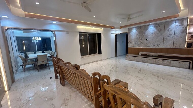 Living Room, kumar-kruti 3 Bedroom 1600 Sq.Ft. Apartment In Kalyani Nagar Pune 10273588